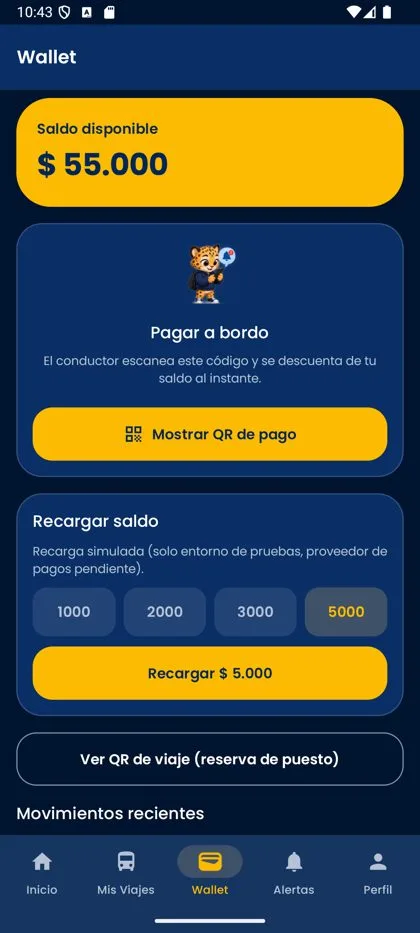 Wallet y QR de pago